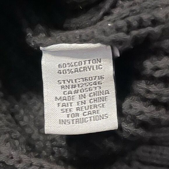 Liv By Habitat Drop Shoulder Knit Ribbed Zip Sweater Vest Small - Picture 7 of 8